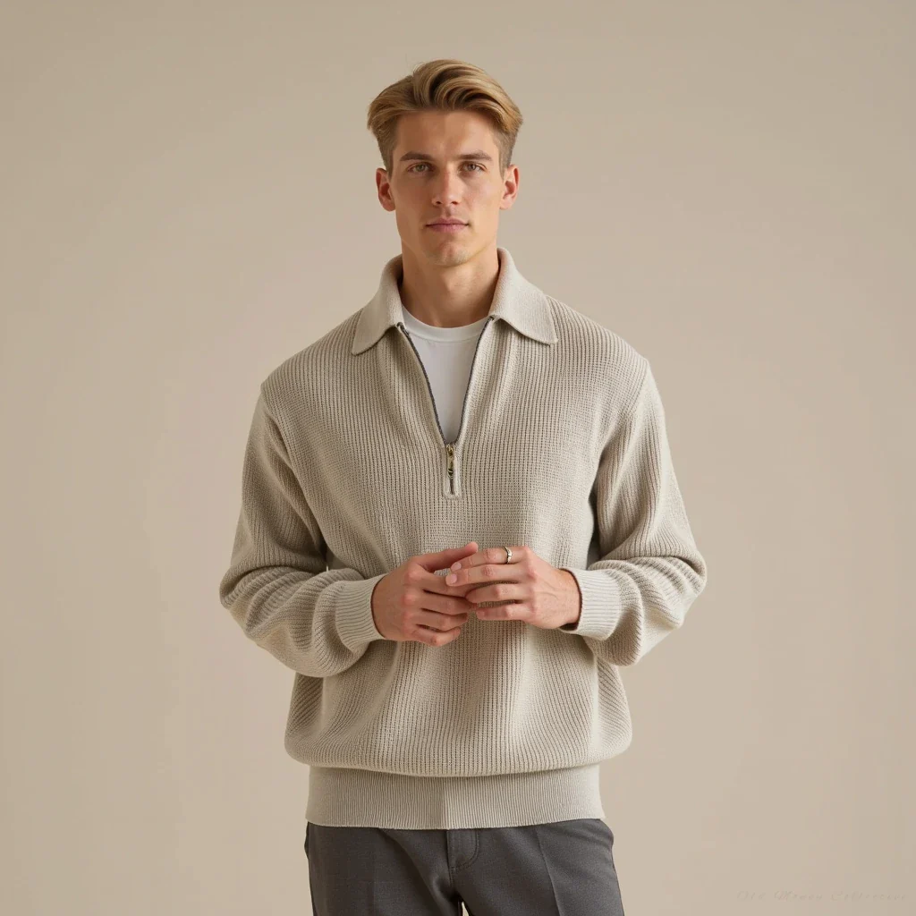 Aspen Knitted Zip-Up Sweater - Image 5