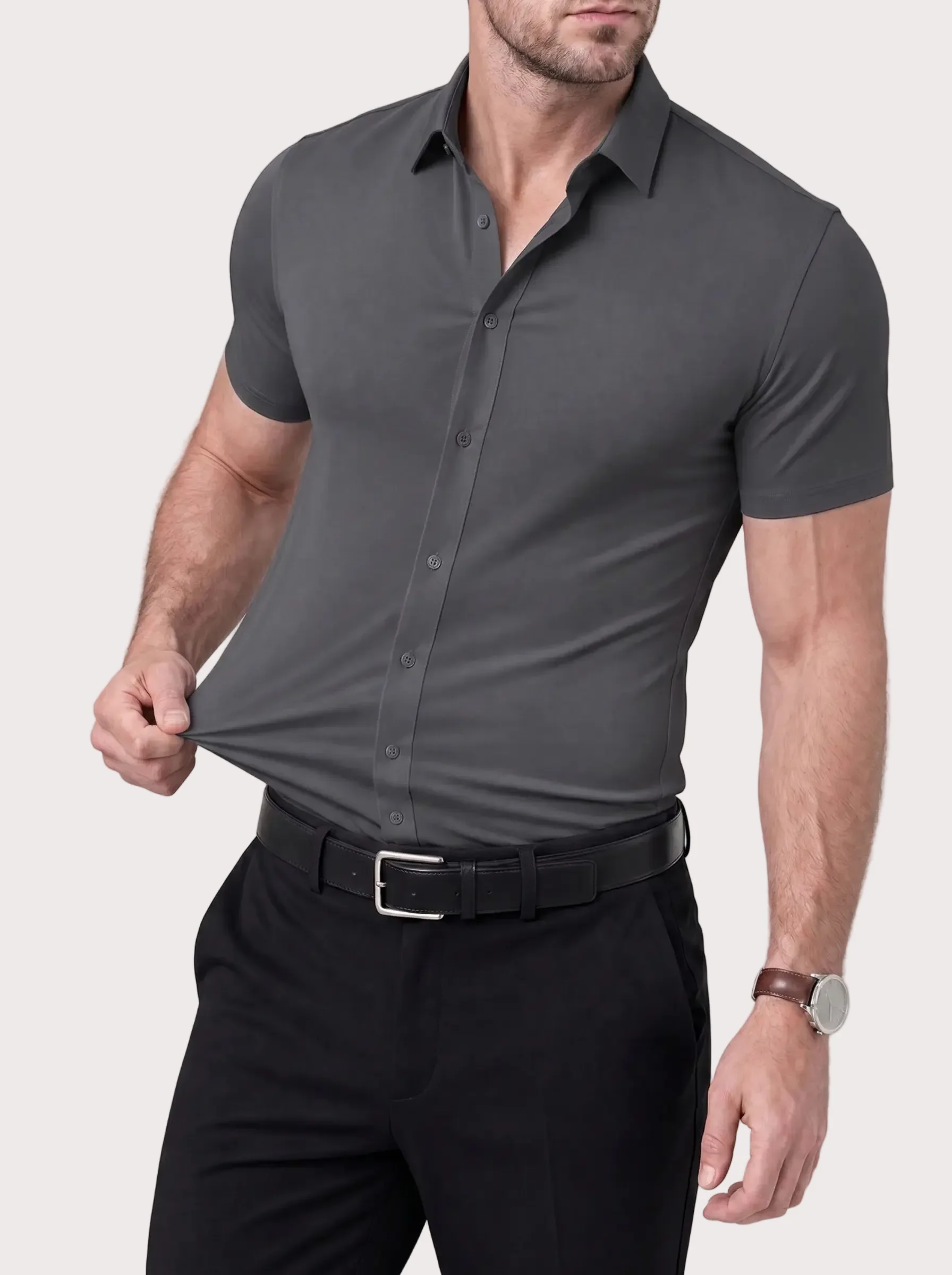 Camicia Elasticizzata Azzurro - Image 18