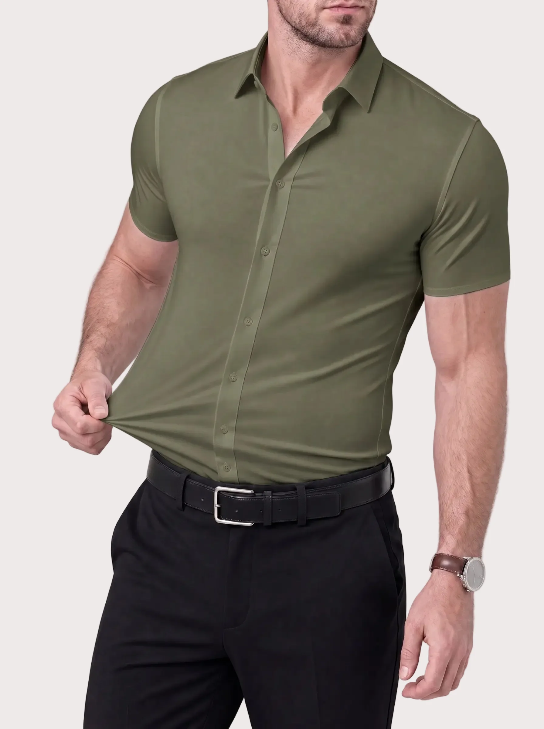 Camicia Elasticizzata Azzurro - Image 23