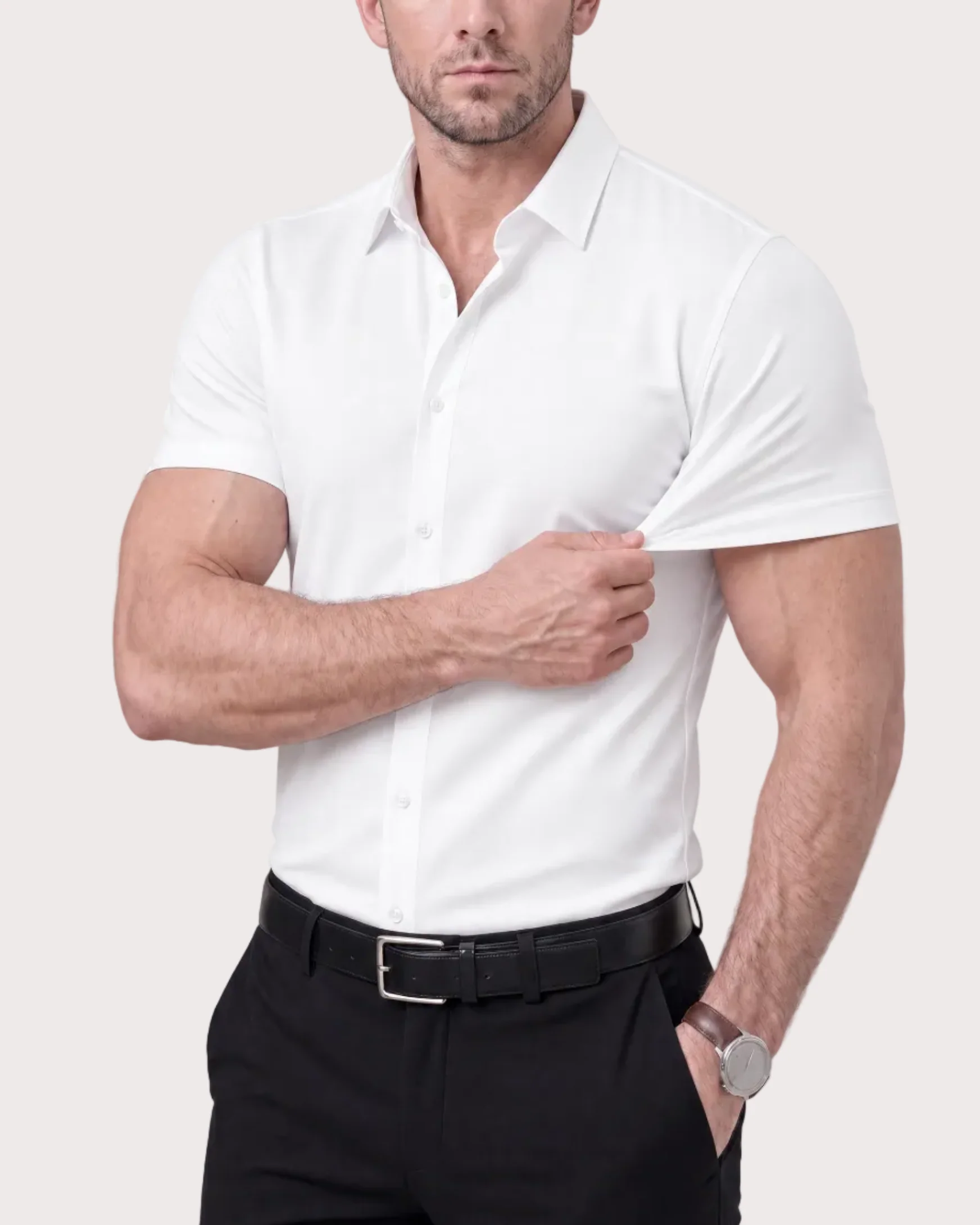 Camicia Elasticizzata Azzurro - Image 4