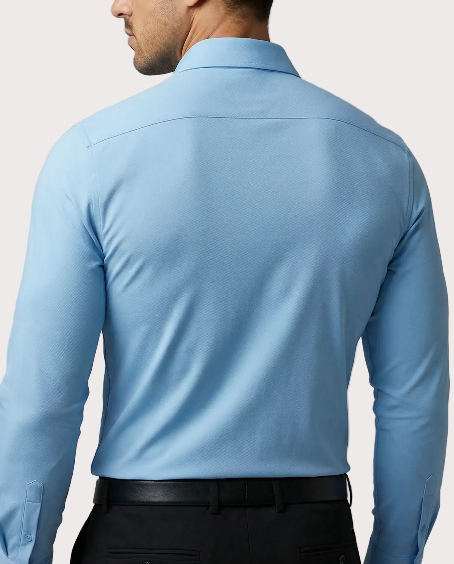 Camicia Elasticizzata Azzurro (Single) - Image 10