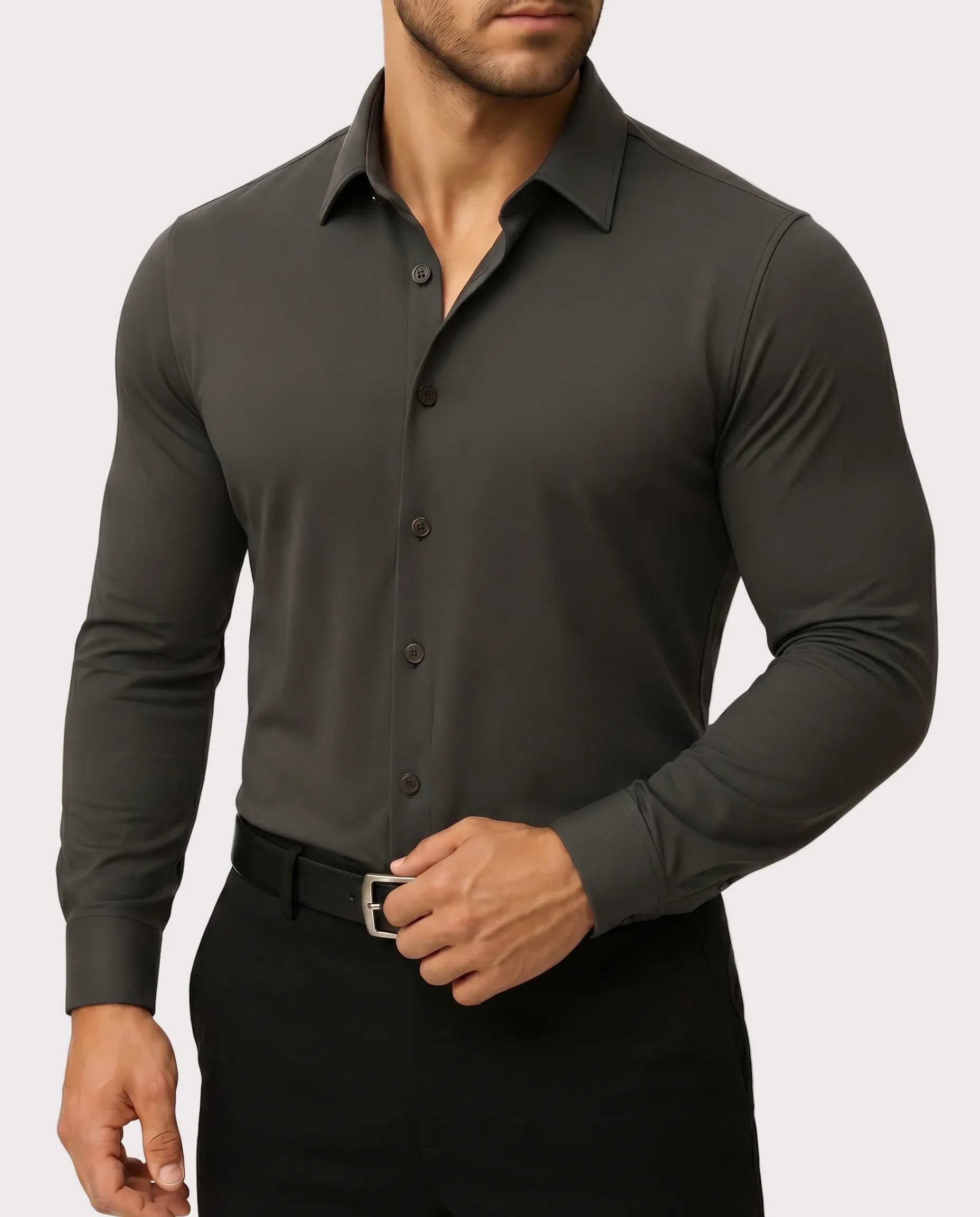Camicia Elasticizzata Azzurro (Single) - Image 16