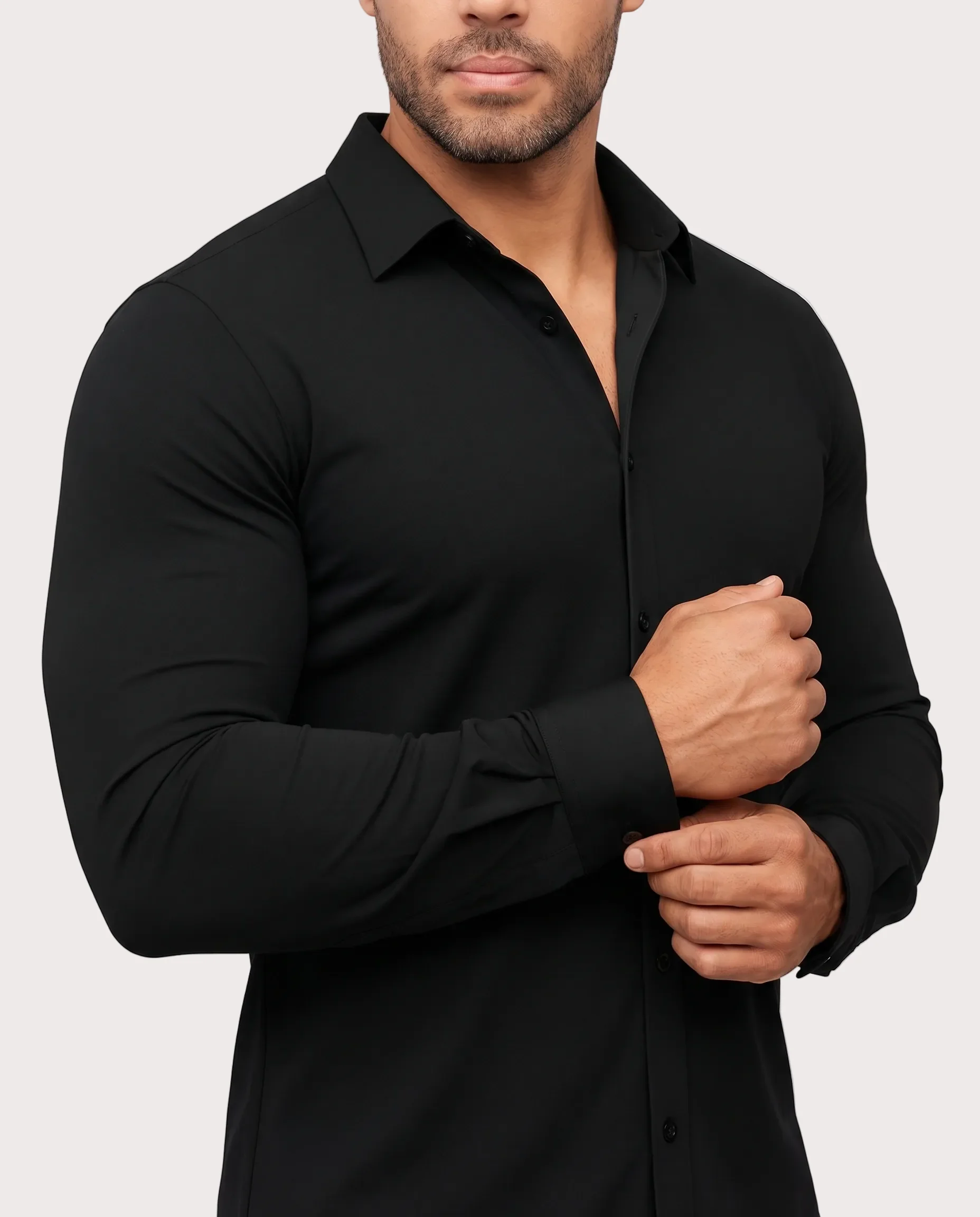 Camicia Elasticizzata Azzurro (Single) - Image 6