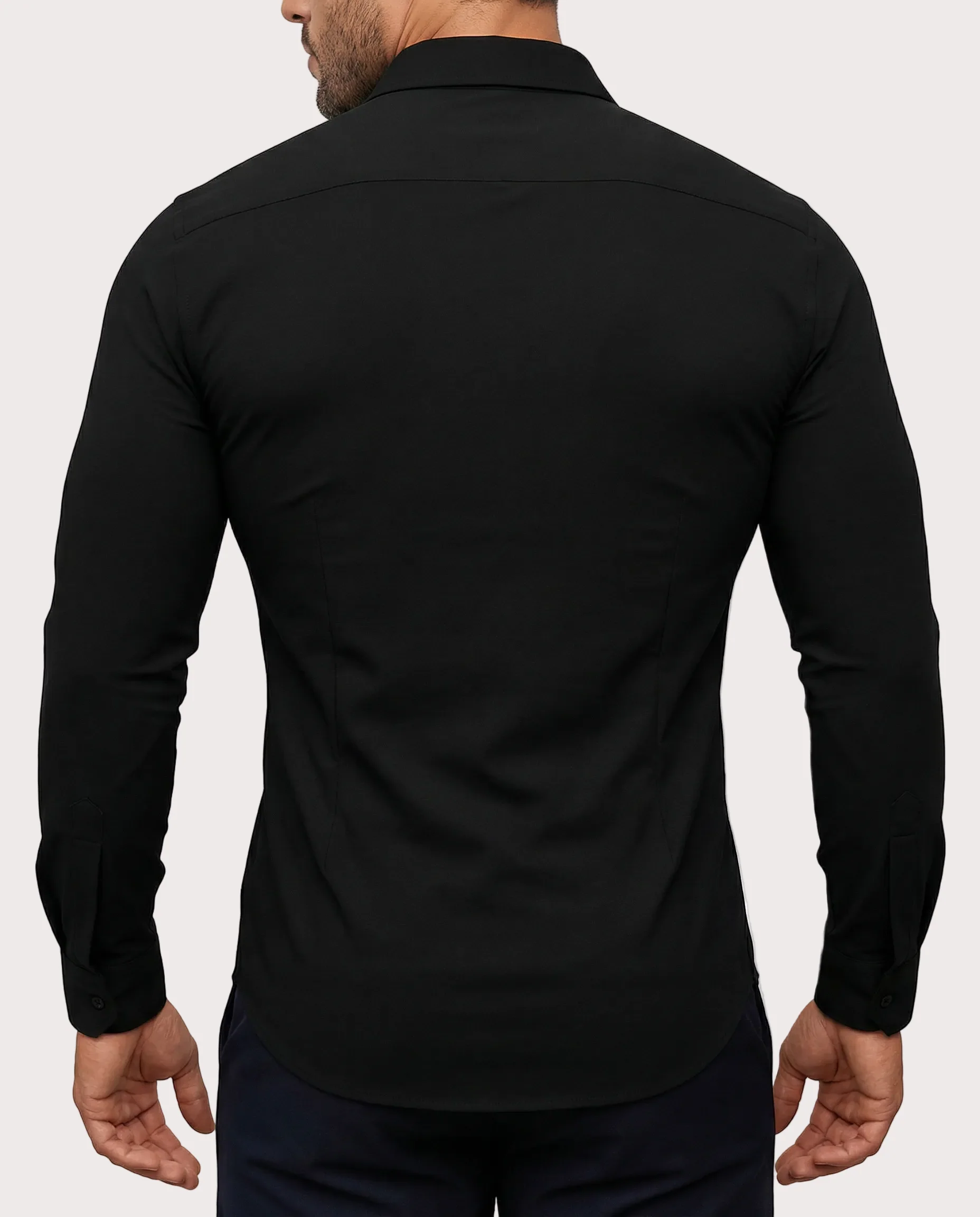 Camicia Elasticizzata Azzurro (Single) - Image 7