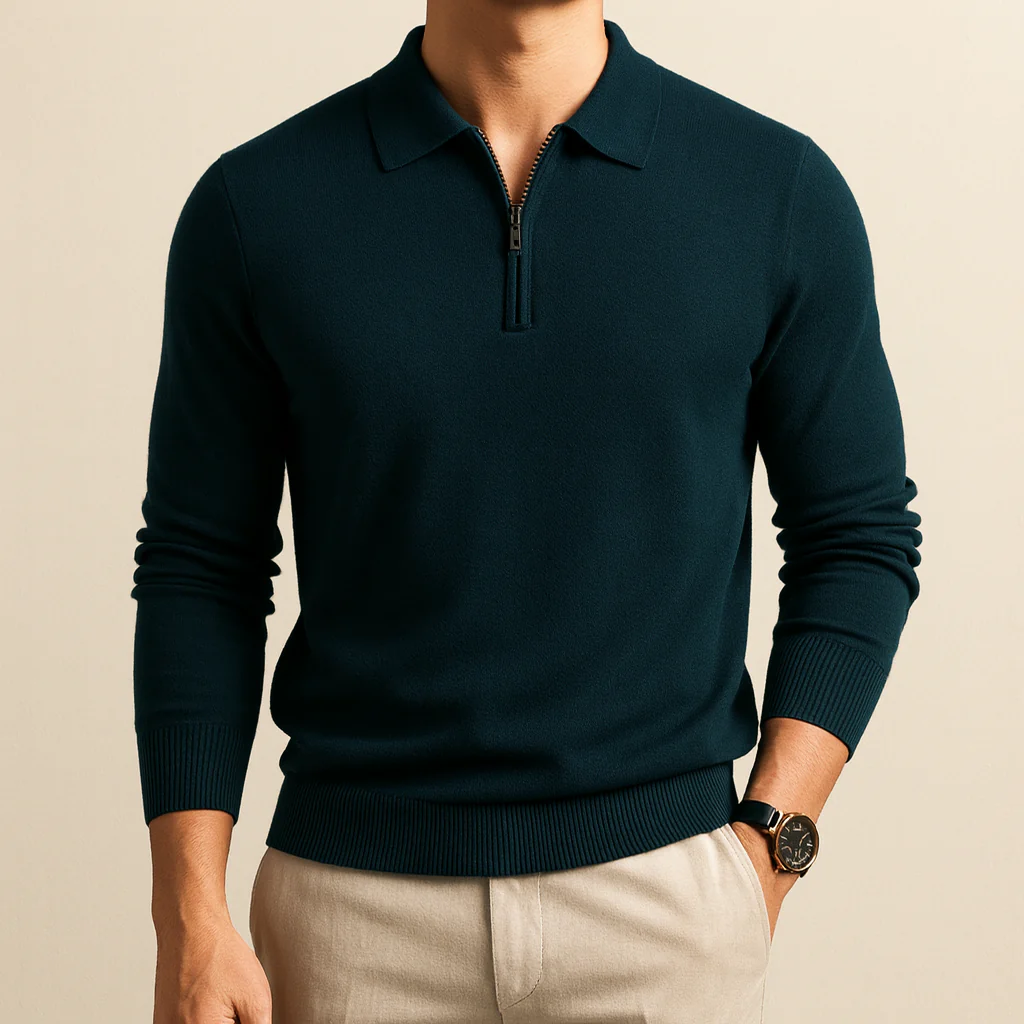 Essential Luxe Zip Sweater - Image 2