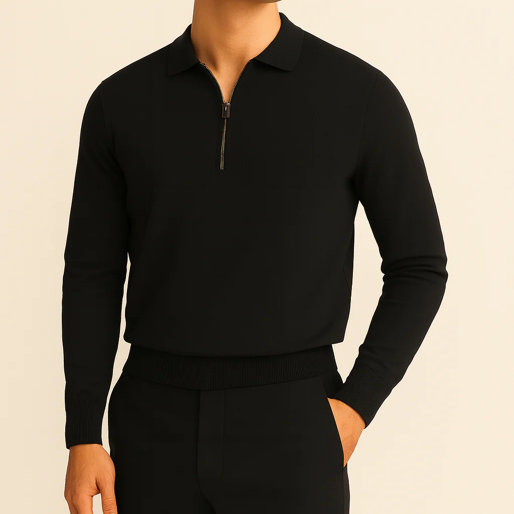 Essential Luxe Zip Sweater - Image 3