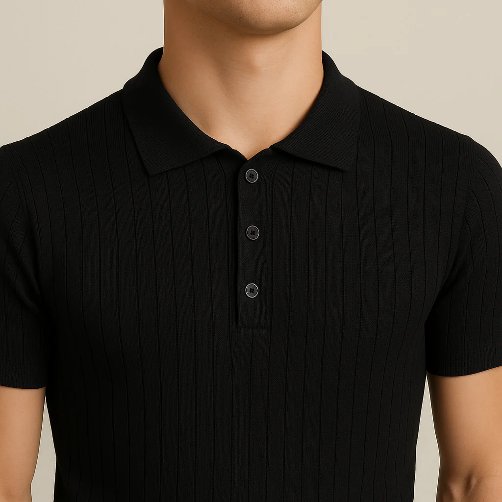 Elastic Casual Polo T-Shirt for Men - Image 8