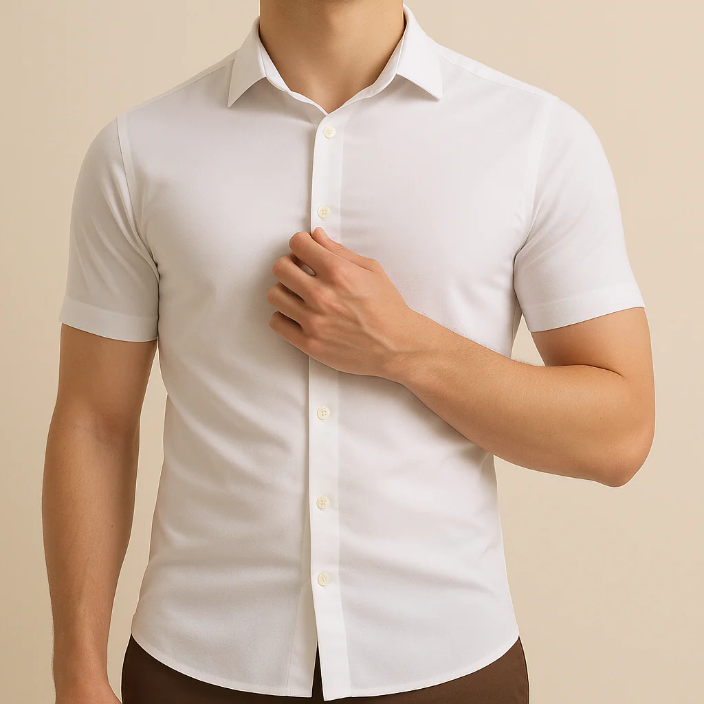 Fit Short Sleeve Bamboo Shirt - Image 2