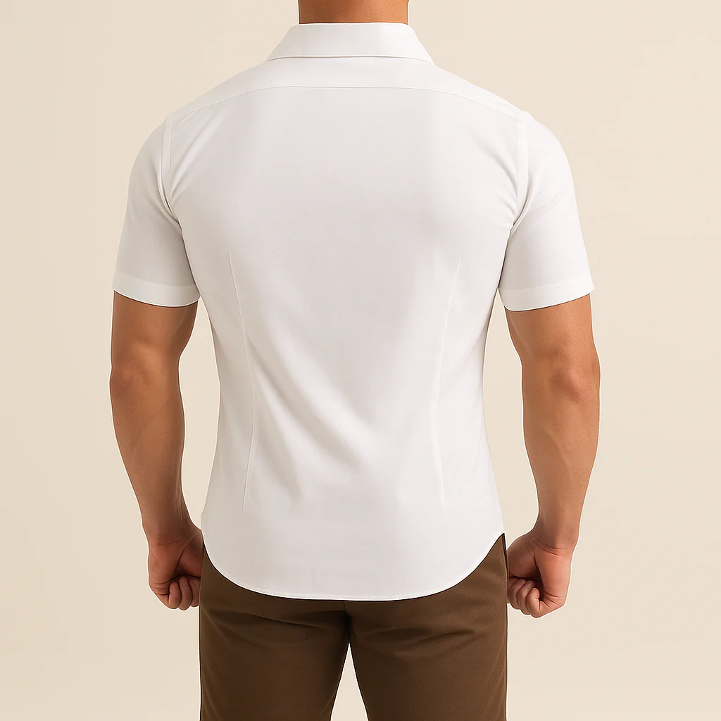 Fit Short Sleeve Bamboo Shirt - Image 5