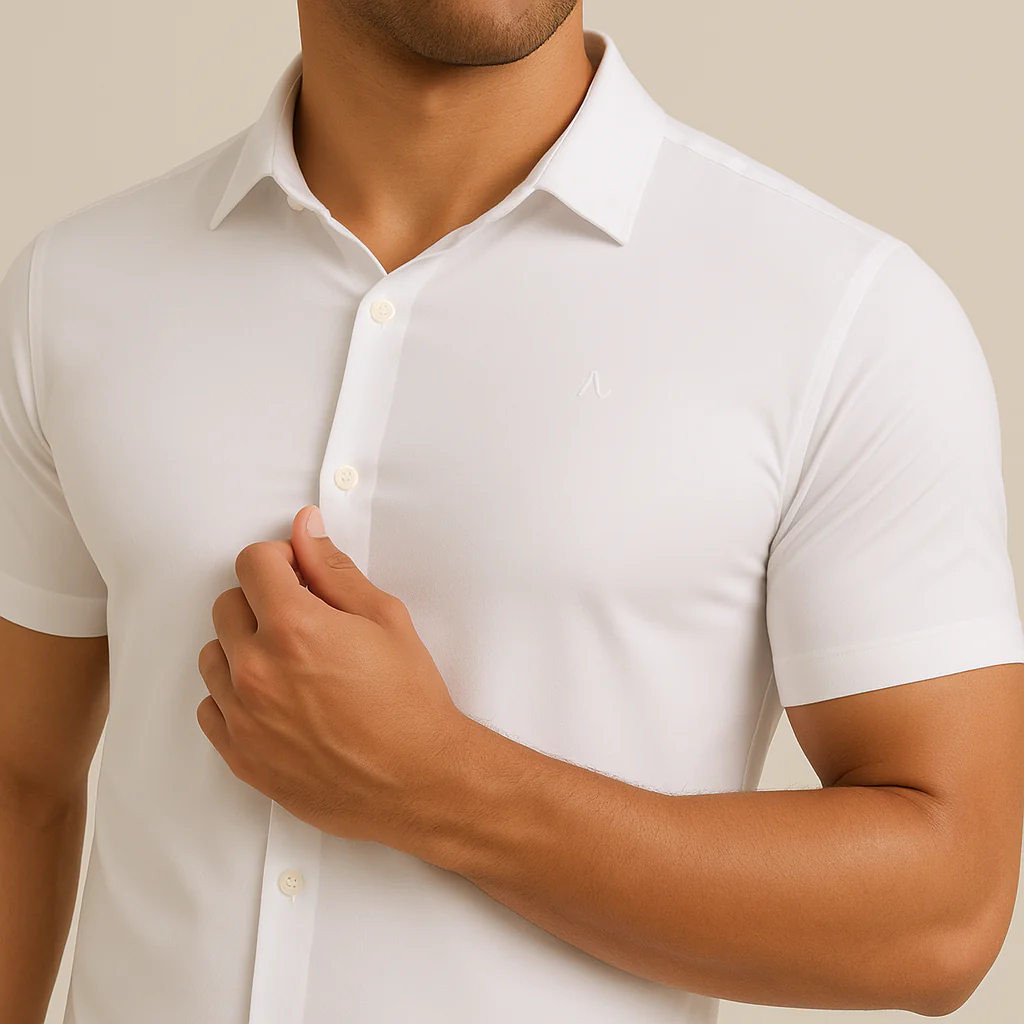 Fit Short Sleeve Bamboo Shirt - Image 6