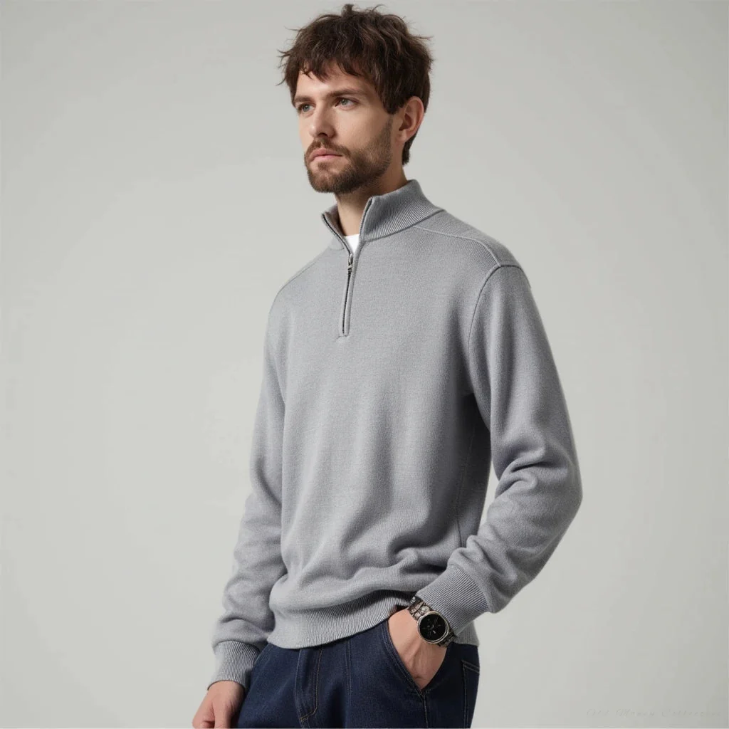 Lugano Merino Wool Half-Zip - Image 2