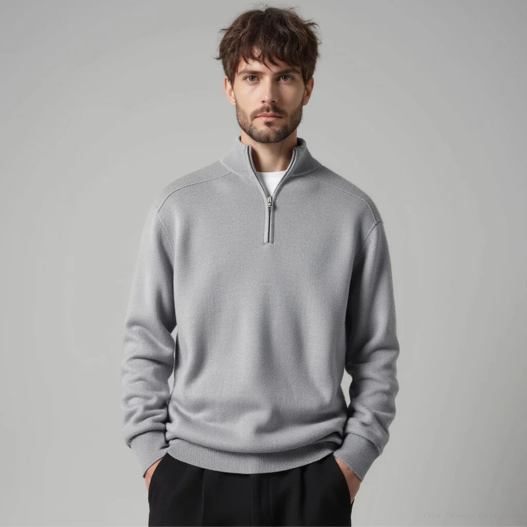 Lugano Merino Wool Half-Zip - Image 4