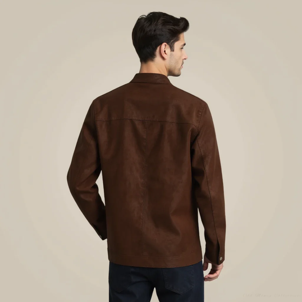 Luxe Suede-Leather Jacket - Image 2