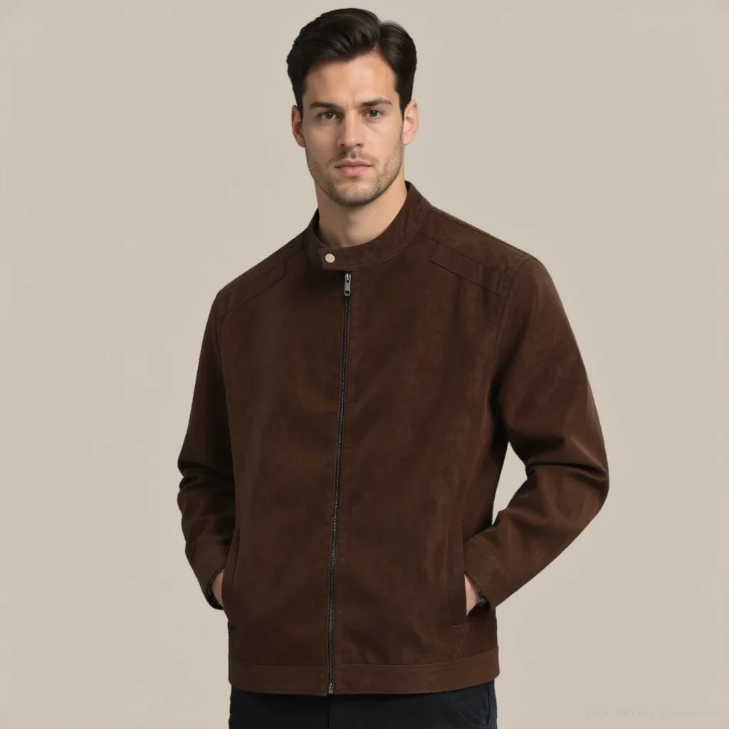 Luxe Suede-Leather Jacket - Image 4