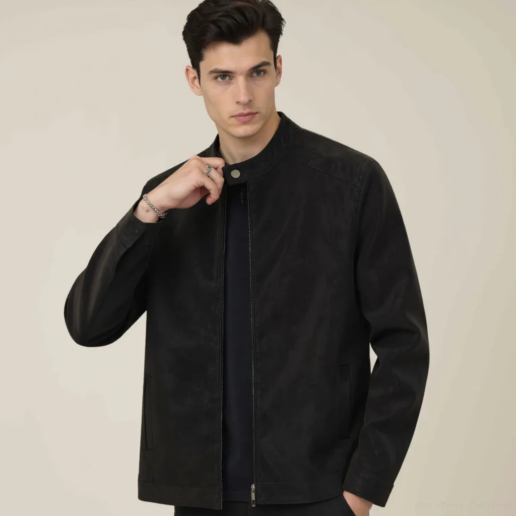 Luxe Suede-Leather Jacket - Image 5