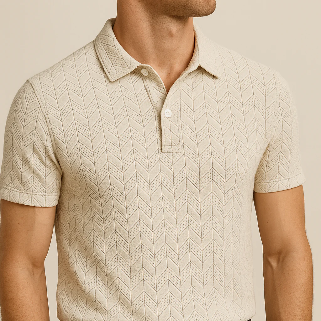 Men's Polo Shirt Modern Lapel Collar - Image 6