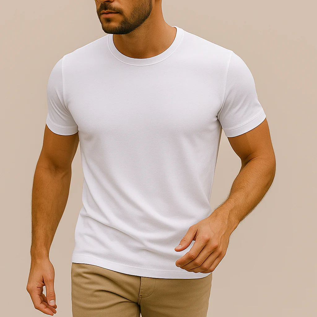 Men's Slim Fit Cotton T-Shirt - Image 3