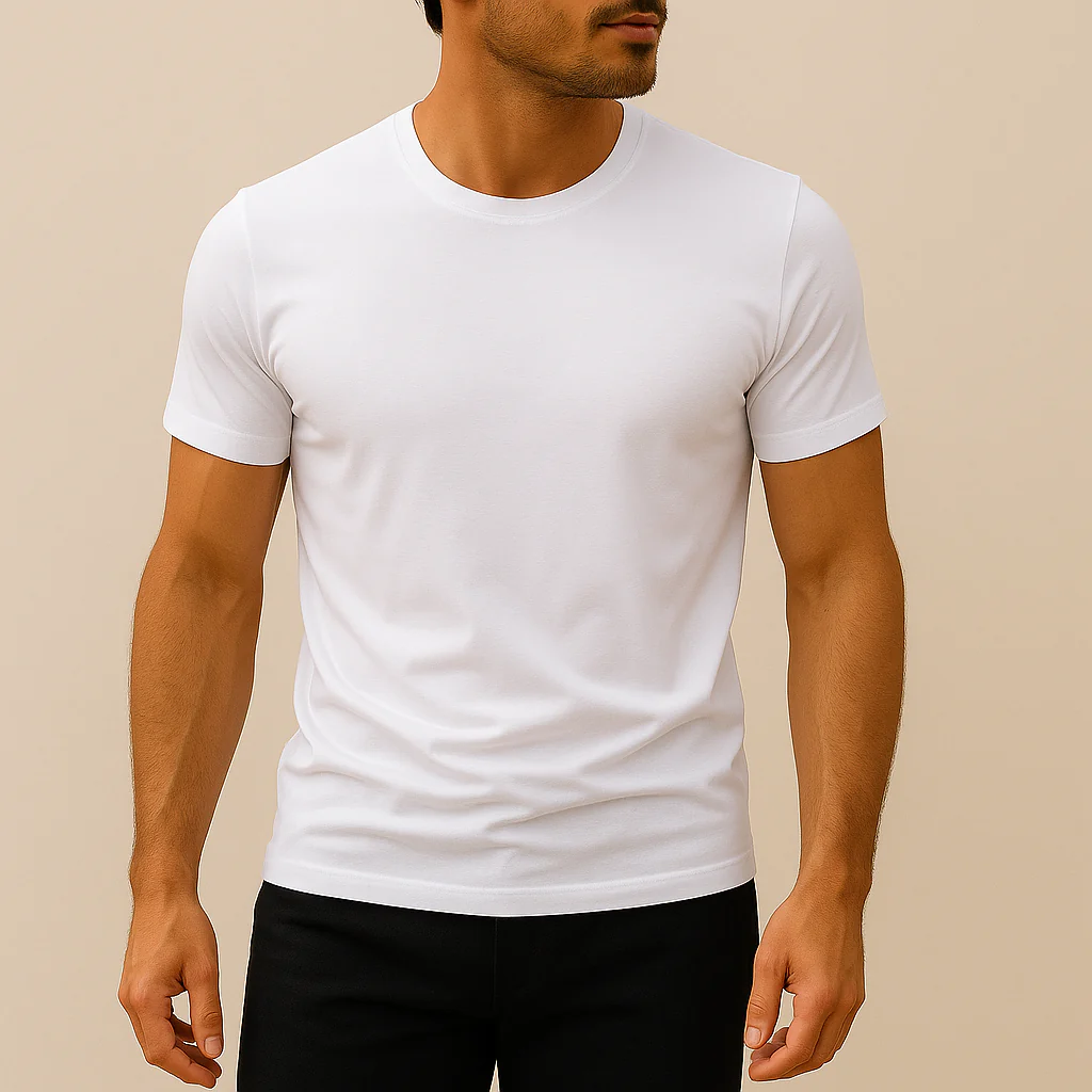 Men's Slim Fit Cotton T-Shirt - Image 4