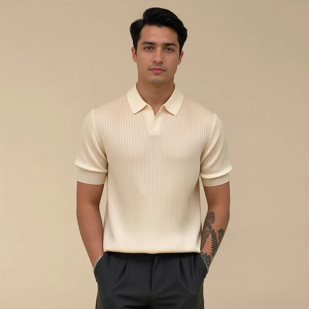 Portofino Silk Mesh T-Shirt - Image 4
