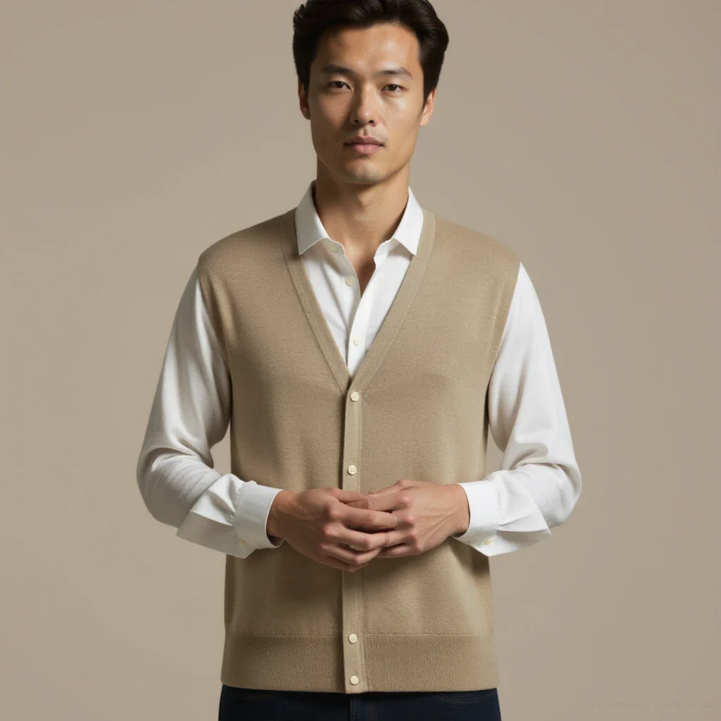 Premium Wool Gilet - Image 7
