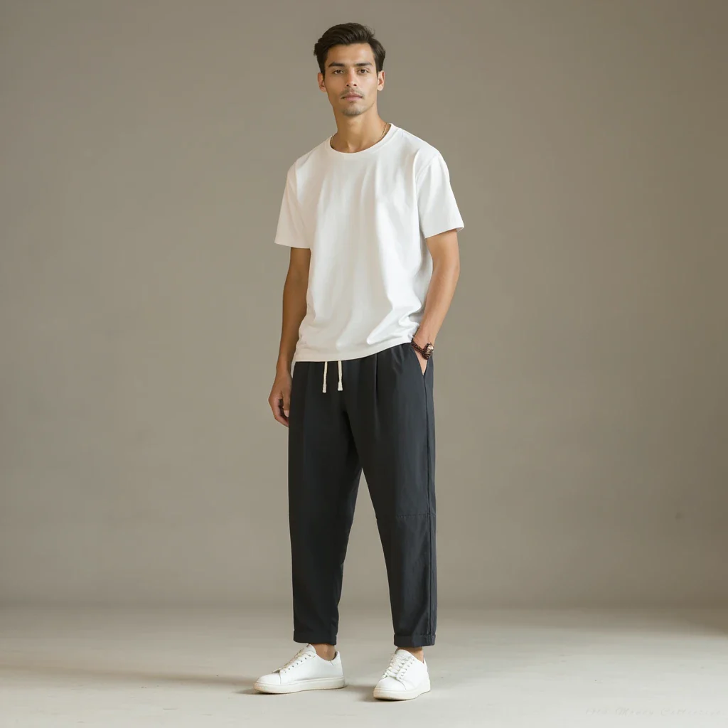 Santorini Linen-Cotton Pantalon - Image 7
