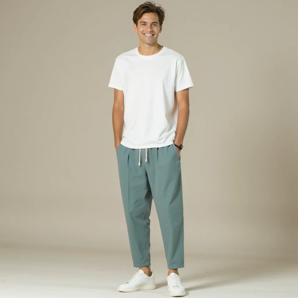 Santorini Linen-Cotton Pantalon - Image 8