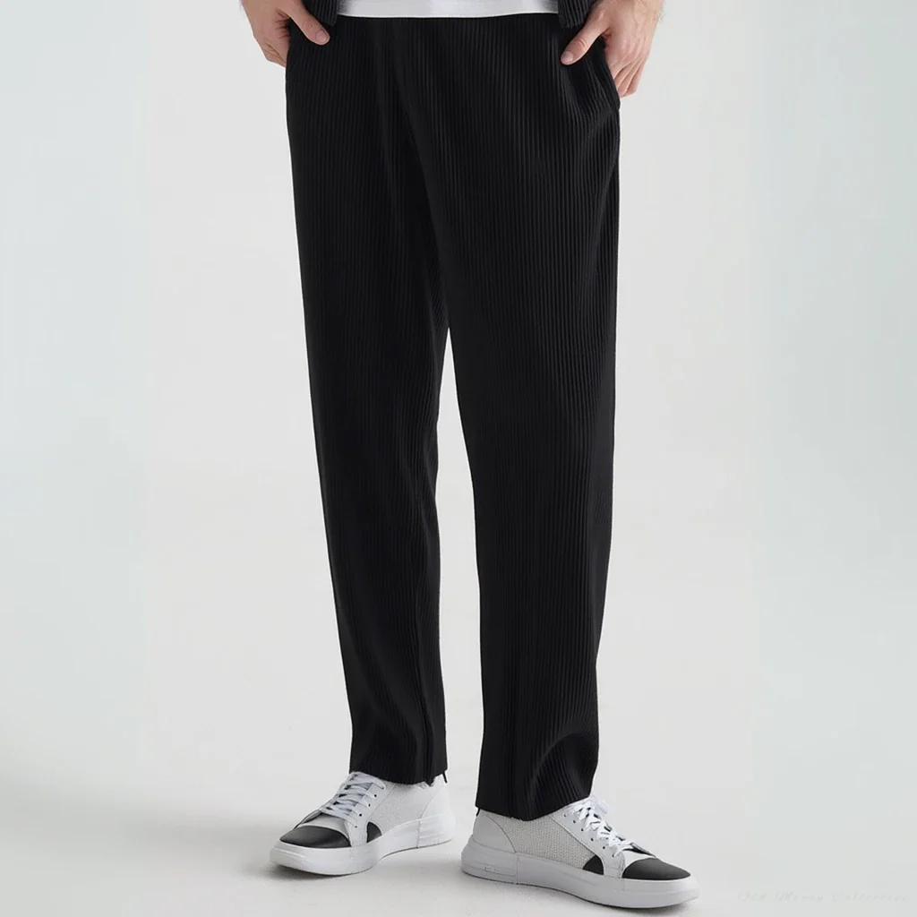Texture Cotton Pantalon