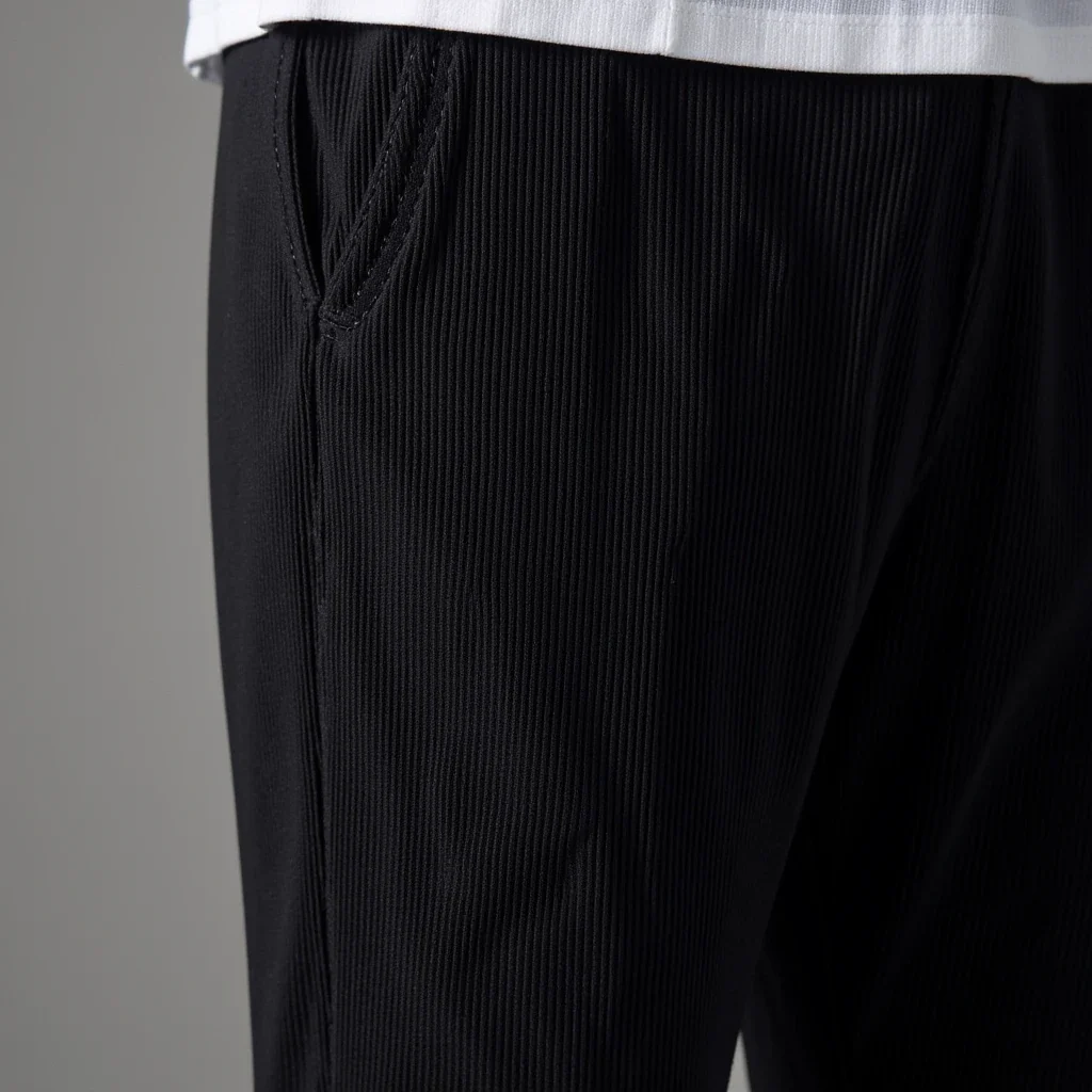 Texture Cotton Pantalon - Image 2