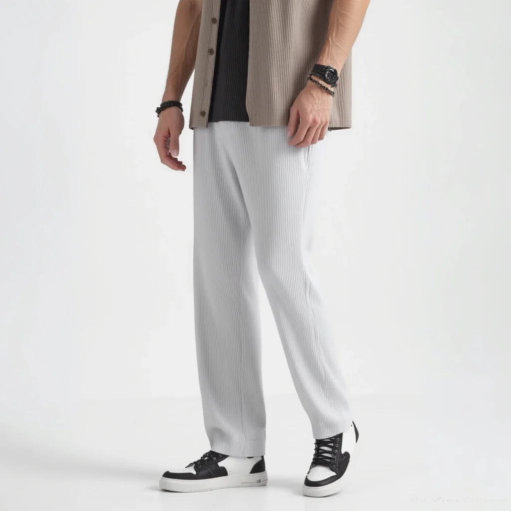 Texture Cotton Pantalon - Image 5