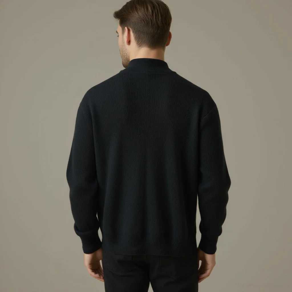 Veneto Wool Zip Sweater - Image 3