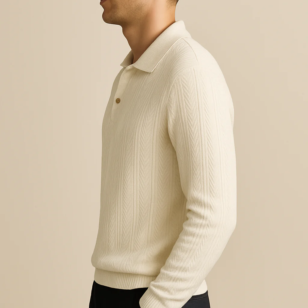 White Structured Regular Fit Shirt - Image 3